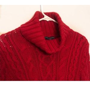 Ralph Lauren Black Label Cherry Red Sweater